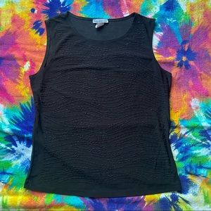 bleeker & mcdougal vintage beeded tank top